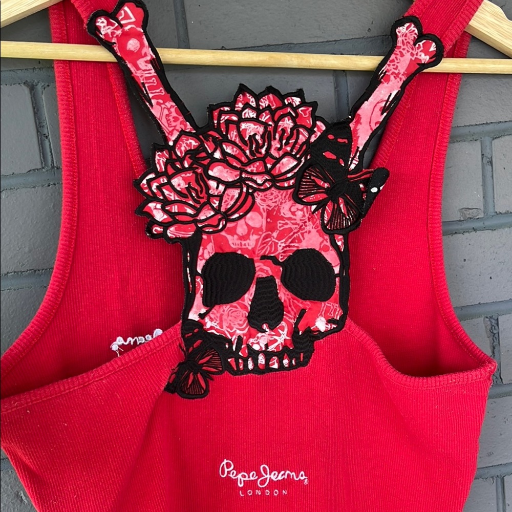 Fitted Red Women's Mini Dress